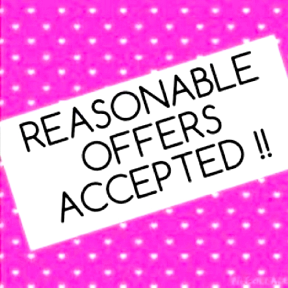 All reasonable offers accepted 🙂